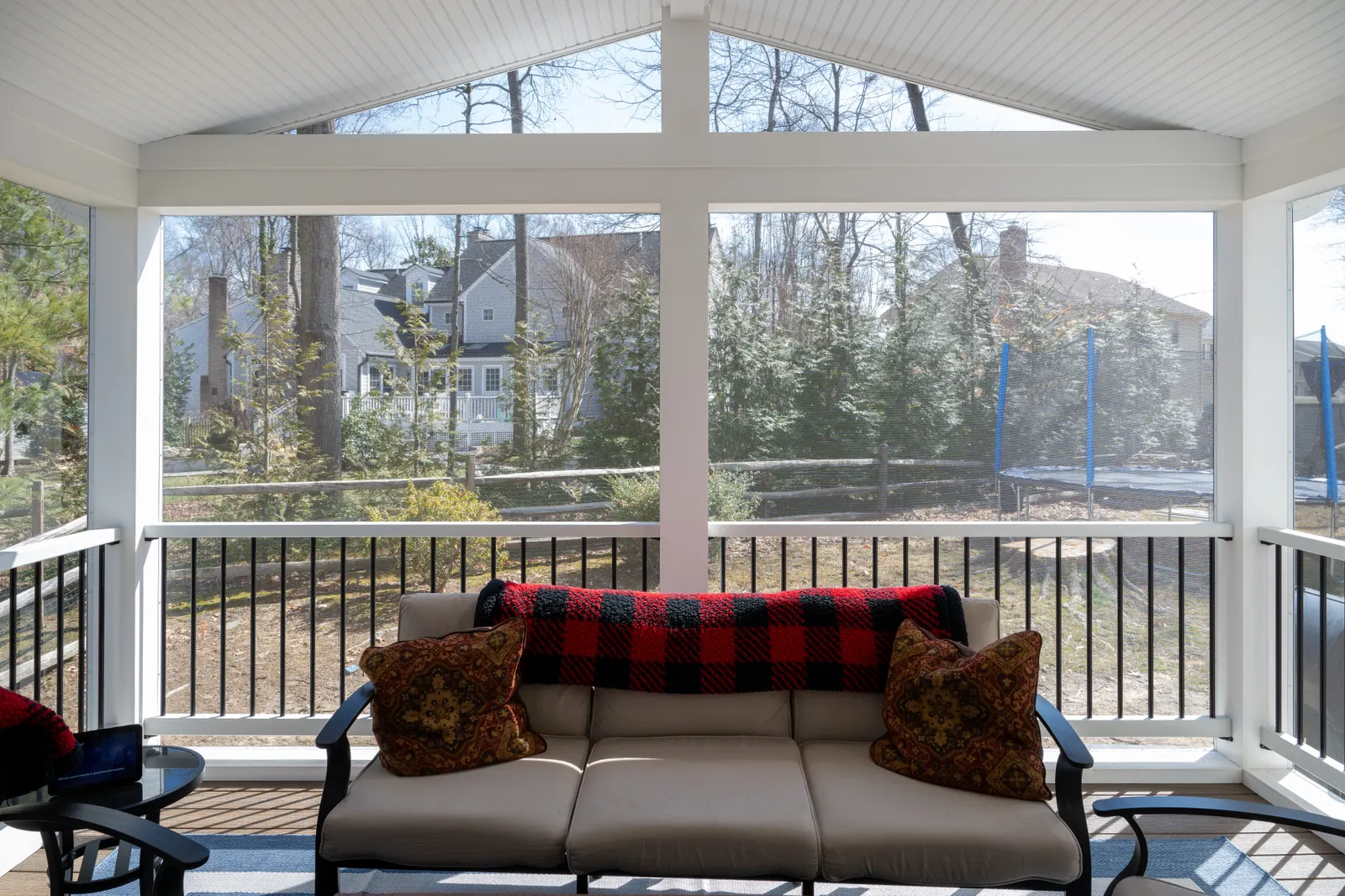 Screened porch interior · Alexandria, VA