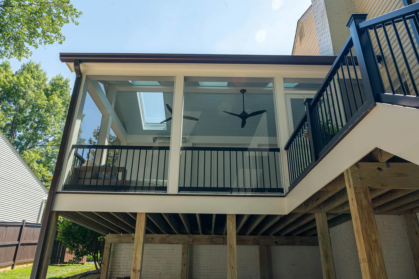 Two-story porch & deck · Vienna, VA