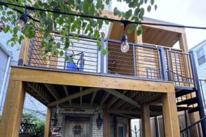 aluminum railing trex railing rod rail
